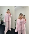 Pembe Çizgili Pinterest Takım