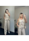 Keten Çizgili Yelek Pinterest Takım