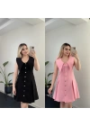 Geniş Yaka Elbise