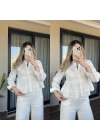 Dantel Gömlek Beyaz