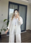 Beyaz Modal Gömlek