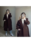 Premium Kaşe Kaban Acı Kahve