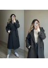Premium Kaşe Kaban Antrasit
