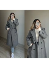 Premium Kaşe Kaban Gri