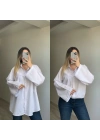 Oversize Gömlek Beyaz