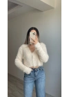 Sakallı Crop Kazak Ekru