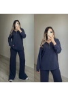 Oysh Yarım Fermuarlı Modal Eşofman Takımı Lacivert
