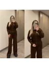 Acı Kahve Çelik Triko Takım