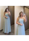 Mint Keten Elbise Ceket Takım