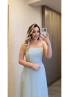 Mint Keten Elbise Ceket Takım