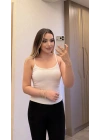 Göğüs Pedli Beyaz Atlet