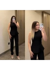 Siyah Bluz Pantolon Takım