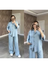 Denim Takım Açık Mavi