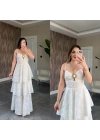 Aksesuar Detaylı Fisto Elbise