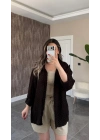 Acı Kahve Püsküllü Gömlek