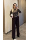 Acı Kahve Palazzo Pantolon