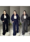 Bomber Ceketli Şardonlu Eşofman Takımları(5 renk)