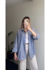 Çizgili Mavi Gömlek