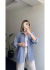 Çizgili Mavi Gömlek