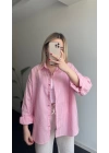 Çizgili Pembe Gömlek