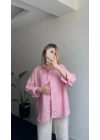 Çizgili Pembe Gömlek