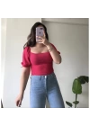 Fuşya Gipeli Bluz