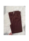 Kahverengi Mom Jean ZR