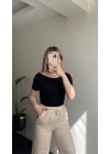 Kısa Kol Oysh Kayık Yaka Bluzler