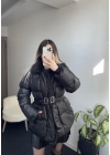 Önü Kürklü Şişme Mont