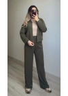 Oysh Haki Bomber Ceketli Eşofman Takımı