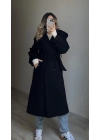 Premium Kaşe Kaban Siyah