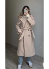 Premium Kaşe Kaban Taş Rengi