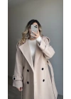 Premium Kaşe Kaban Taş Rengi