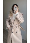 Premium Kaşe Kaban Taş Rengi
