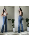 Ultra Yüksek Bel Flare Jean