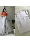 Beyaz Straight Jean