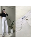 Beyaz Wide Leg Jean