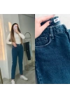 Lacivert Mom Jean
