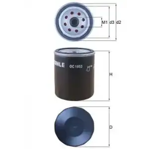 MAHLE Yağ Filtresi (H316w) - VW Grubu (VW/Audi/Seat/Skoda) MHL OC1053