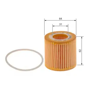 BOSCH Yağ Filtresi (Ox360d / E37hd84) - VW Grubu (VW/Audi/Seat/Skoda) 1457429194