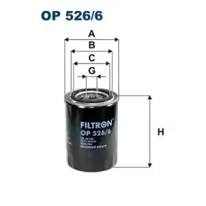 FILTRON Yağ Filtresi (H17w30 / Oc470) - VW Grubu (VW/Audi/Seat/Skoda) OP 526/6