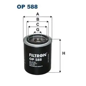 FILTRON Yağ Filtresi (OP 588) - Japon Araçları
