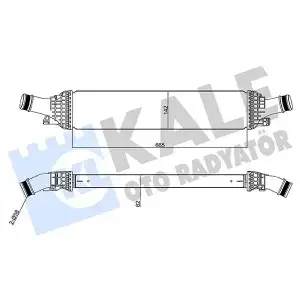 KALE Turbo Radyatörü (8ML 376 746-191) - VW Grubu (VW/Audi/Seat/Skoda) 342600