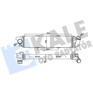 KALE Turbo Radyatörü (Intercooler) (352480) - Renault / Dacia