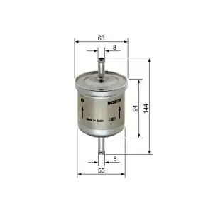 BOSCH Yakıt Filtresi (Tirnaksiz) - Opel 0450905280