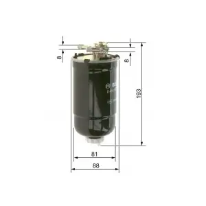 BOSCH Yakıt Filtresi (H129wk - Kl157/1d) - VW Grubu (VW/Audi/Seat/Skoda) 0450906322