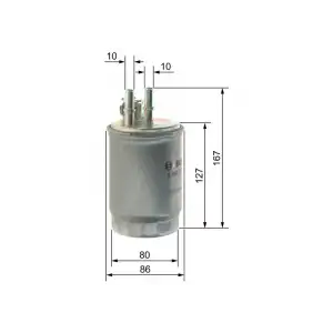 BOSCH Yakıt Filtresi (0450906357) - Ford