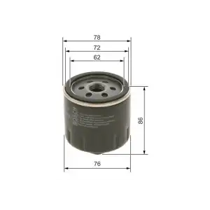 BOSCH Yağ Filtresi (H90w17 / Oc295) - VW Grubu (VW/Audi/Seat/Skoda) 0451103318