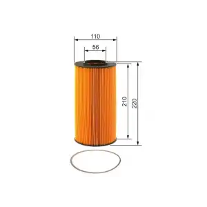 BOSCH Yağ Filtresi (Filtre Elemanı) (09864B7001) - Ağır Vasıta