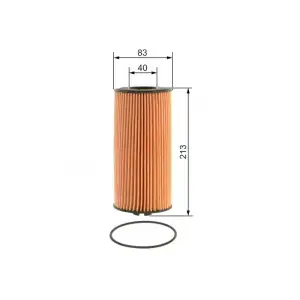 BOSCH Yağ Filtresi (Filtre Elemanı) (09864B7003) - Ağır Vasıta